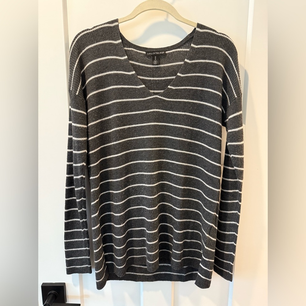 Pea in the Pod Ribbed Stripe Sweater
